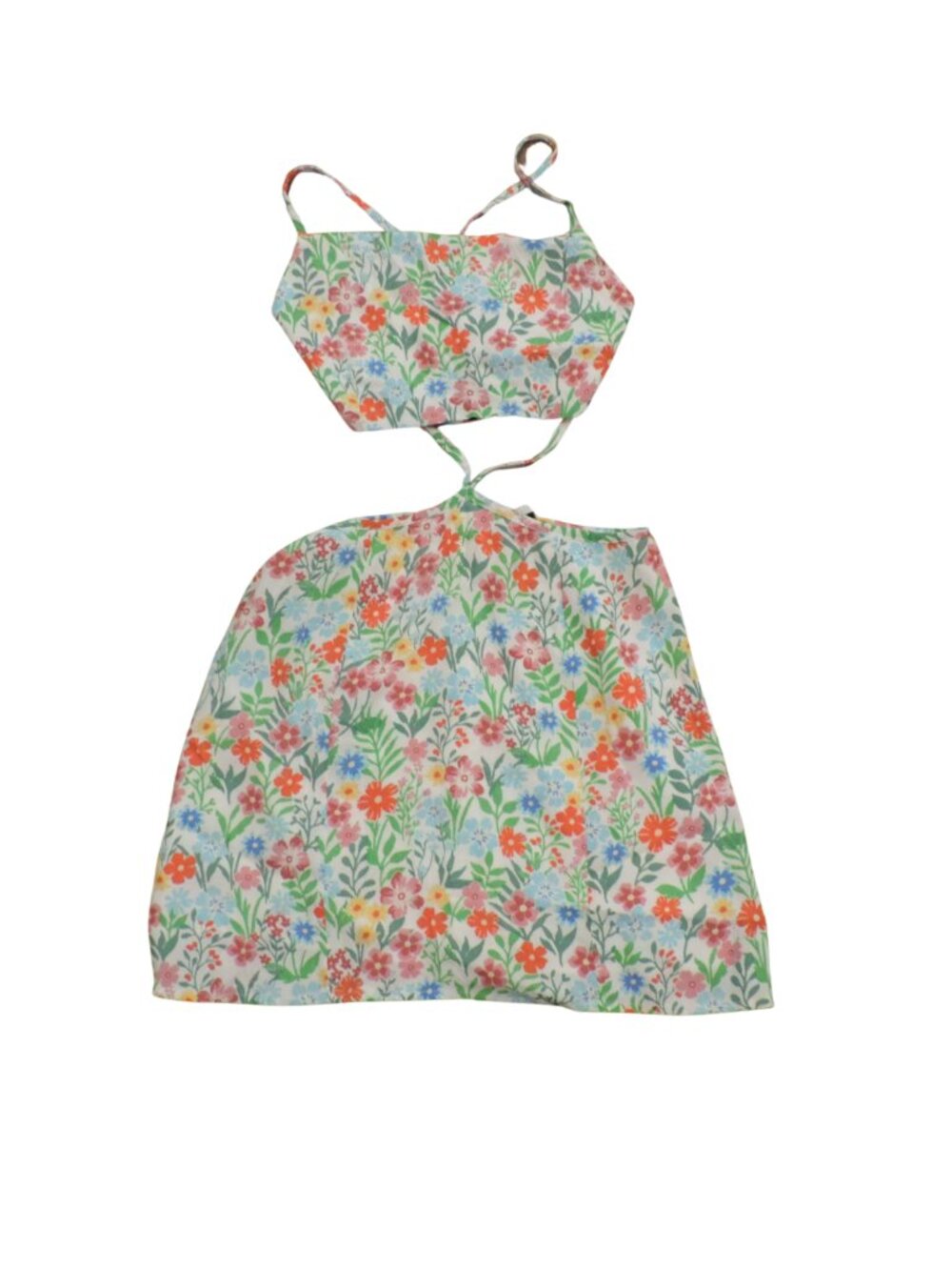 Floral Tie-Back Sundress in Multicolor